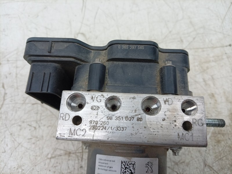 Recambio de abs para peugeot 308 sw iii (fc_, fj_, fr_, f4_, fn_) puretech 130 (frhnsl, frhnst) referencia OEM IAM 0265297585 98