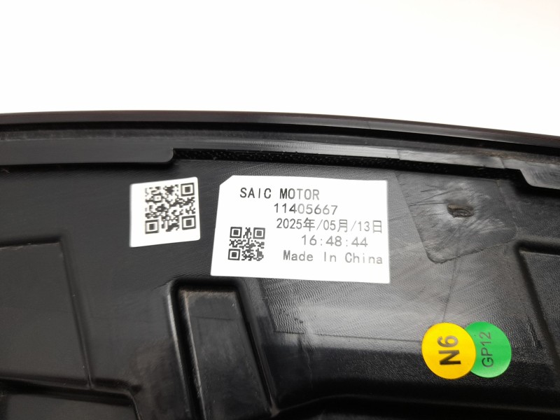 Recambio de piloto trasero izquierdo interior para mg zs 1.5 hybrid+ referencia OEM IAM  11405667 