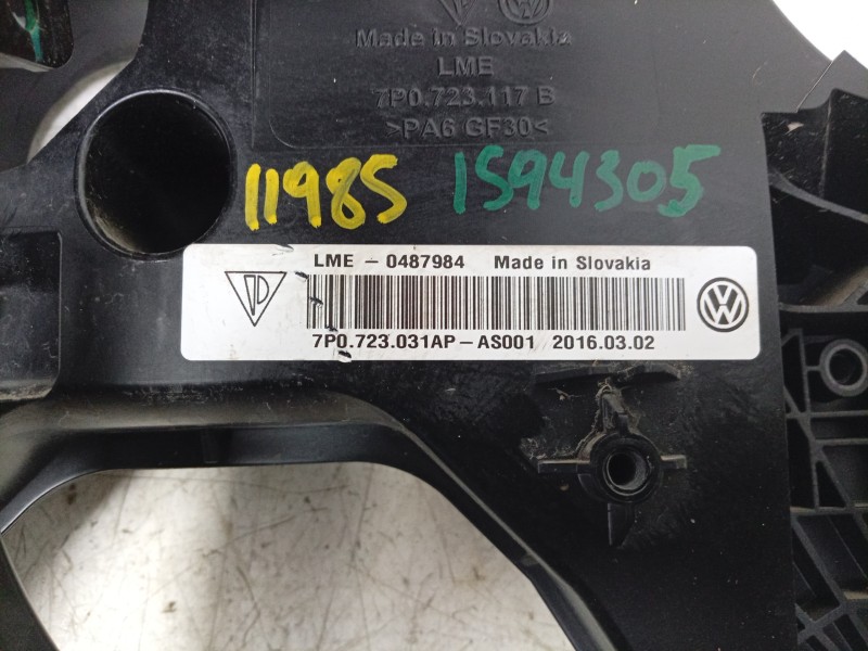 Recambio de pedal freno para porsche cayenne (typ 92aa) diesel referencia OEM IAM  7P0723031AP 