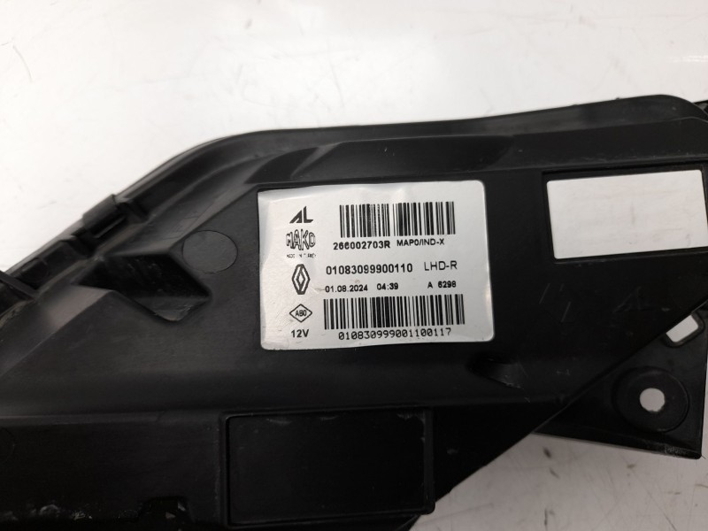 Recambio de piloto delantero derecho para renault clio v (b7_) 1.0 lpg (b7mt) referencia OEM IAM  266002703R RN3344315