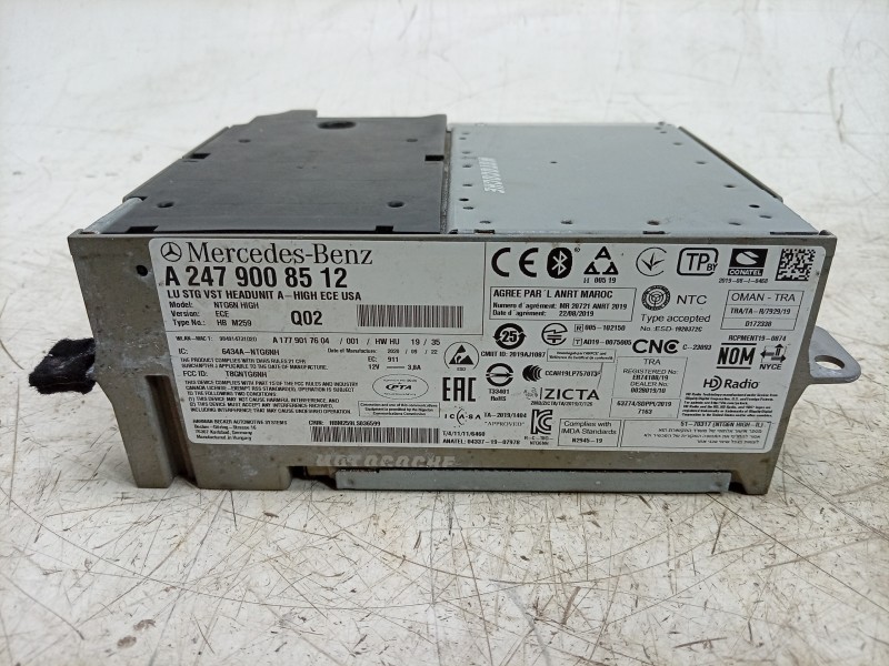 Recambio de sistema navegacion gps para mercedes-benz clase gla (bm 247) gla 200 (247.787) referencia OEM IAM  A2479008512 