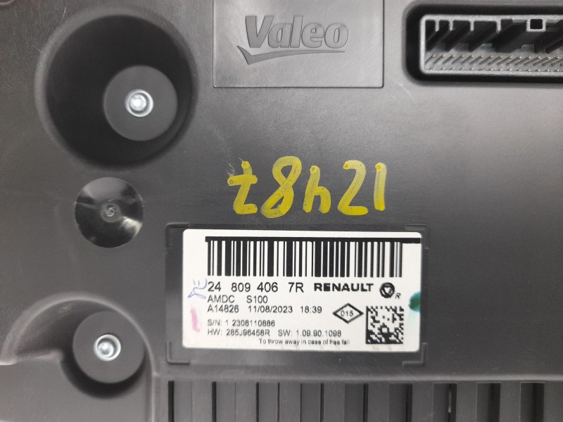 Recambio de cuadro instrumentos para renault clio v (b7_) tce 90 (b7mt) referencia OEM IAM  248094067R 