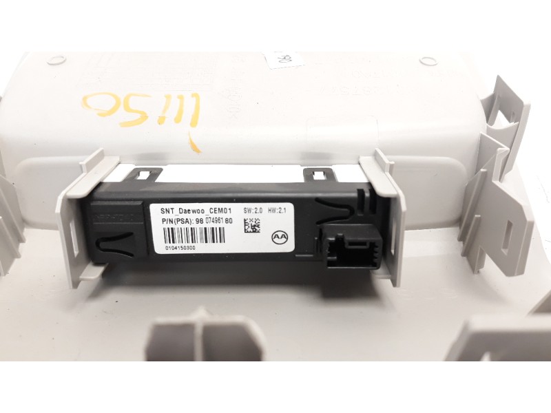 Recambio de luz interior para citroen c4 cactus 1.6 blue-hdi fap referencia OEM IAM 96887290BJ  