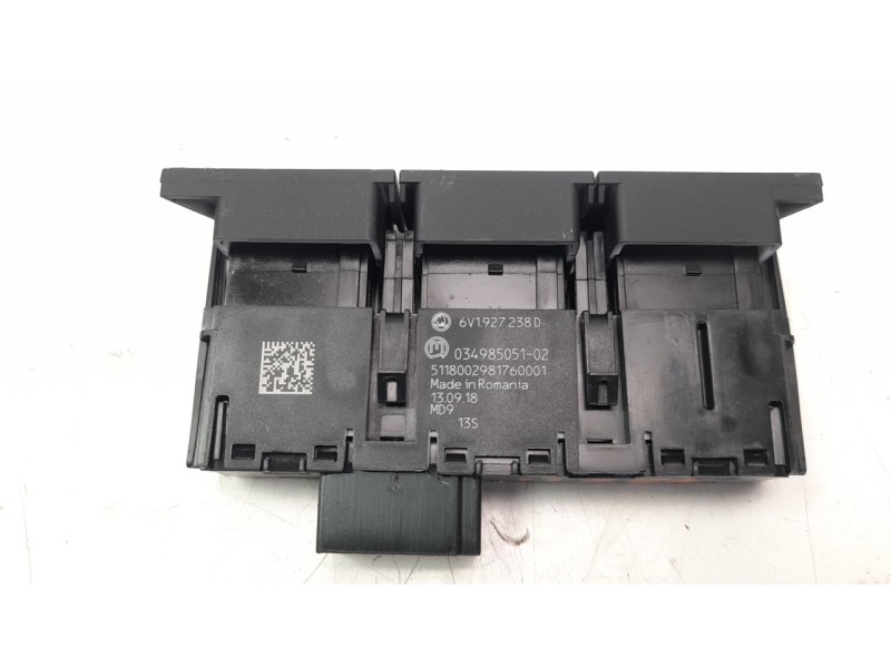 Recambio de interruptor para skoda fabia 1.0 tsi referencia OEM IAM 6V1927238D 034985051 