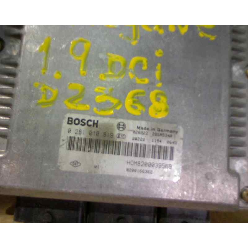 Recambio de centralita motor uce para renault megane ii berlina 3p 1.9 dci diesel referencia OEM IAM 8000039569 0281010819 2368