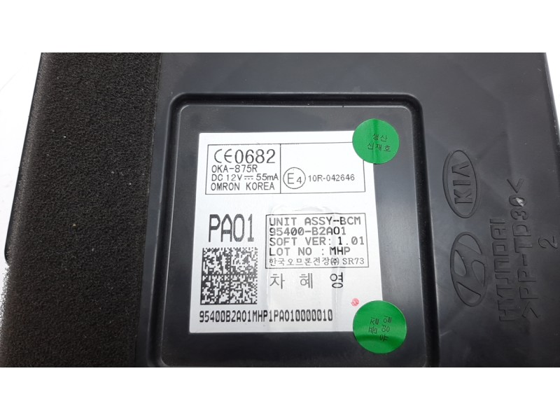 Recambio de modulo electronico para kia soul ( ) 1.6 gdi cat referencia OEM IAM 95400B2AO1  