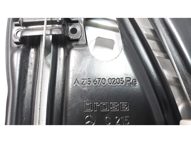 Recambio de elevalunas trasero derecho para mercedes-benz clase cl (w215) coupe 5.0 v8 24v cat referencia OEM IAM A2156700203R  