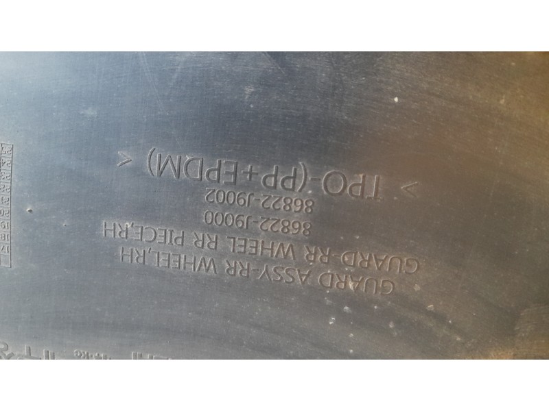 Recambio de paso rueda trasero derecho para hyundai kona referencia OEM IAM 86822J9000  