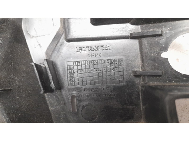 Recambio de guardabarros trasero para honda cbr 650r referencia OEM IAM 80102MKYD500  