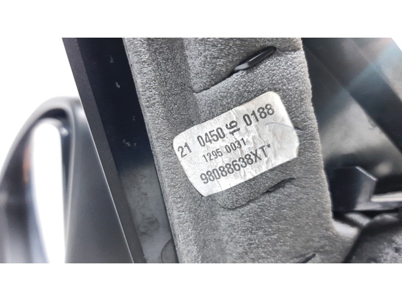 Recambio de retrovisor izquierdo para peugeot 308 sw gt line referencia OEM IAM 98088638XT 1051746014 PG4307324