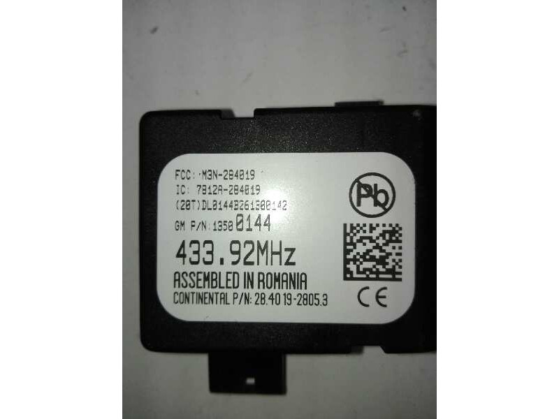 Recambio de modulo electronico para opel adam 1.4 16v cat (a 14 xel / ldd / l2z) referencia OEM IAM 13500144  
