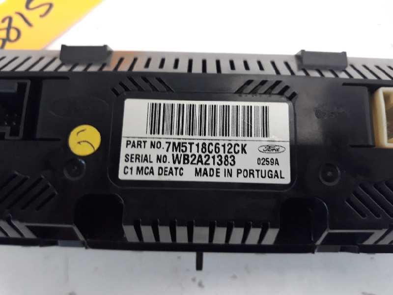 Recambio de mando climatizador para ford focus lim. (cb4) trend referencia OEM IAM 7M5T18C612CK WB2A21383 