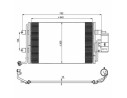 CONDENSADOR / RADIADOR AIRE ACONDICIONADO 1J0820411D 1J0820411D 35227