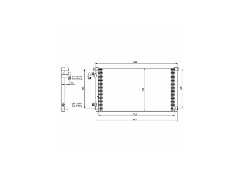 Recambio de condensador / radiador aire acondicionado para citroen saxo 1.5 d image referencia OEM IAM 6455V0 35103 