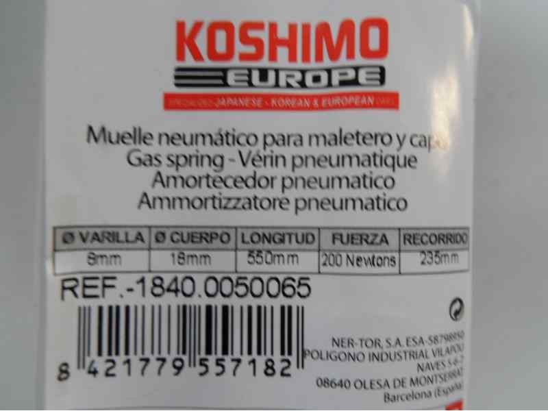 Recambio de amortiguadores maletero / porton para universal universal universal referencia OEM IAM 55CM200N 18400050065 PU02055