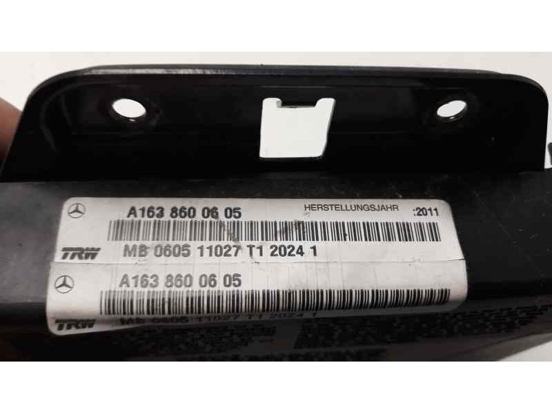 Recambio de airbag lateral izquierdo para mercedes-benz clase m (w163) 270 cdi (163.113) referencia OEM IAM 1638600605  