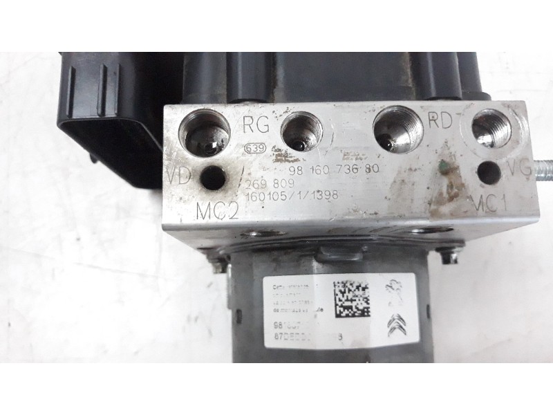 Recambio de abs para peugeot 308 1.2 12v e-thp referencia OEM IAM 9816073680  