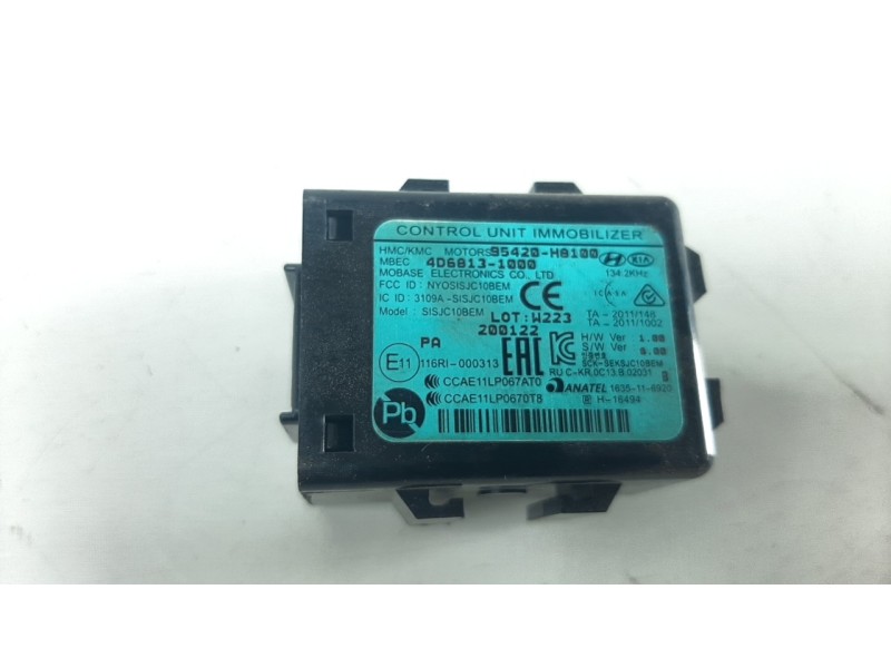 Recambio de modulo electronico para kia stonic (ybcuv) referencia OEM IAM 95420H8100  