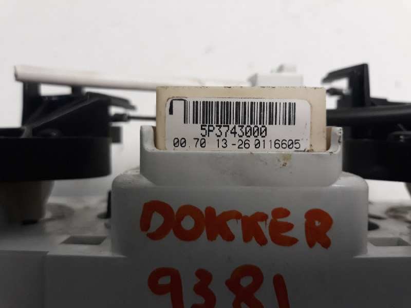 Recambio de mando calefaccion / aire acondicionado para dacia dokker ambiance referencia OEM IAM 5P3743000 260116605 