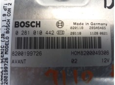 Recambio de centralita motor uce para renault scenic (ja..) 1.9 dti diesel referencia OEM IAM 8200199726 0281010442  2