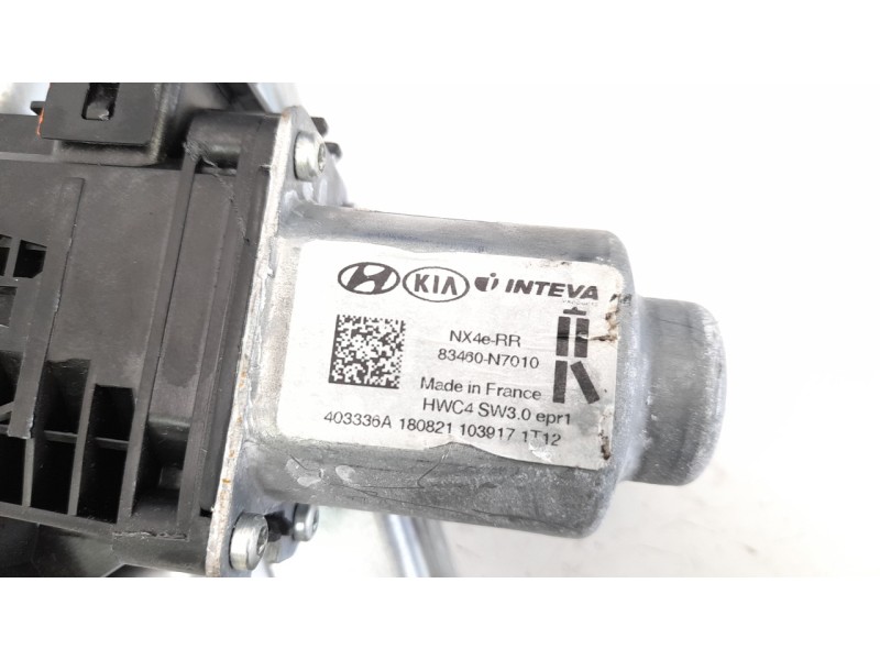 Recambio de elevalunas trasero derecho para hyundai tucson referencia OEM IAM 83404N7000  