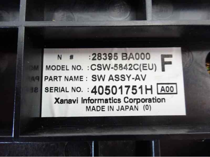 Recambio de mando climatizador para nissan primera berlina (p12) visia referencia OEM IAM 28395BA000 40501751H 