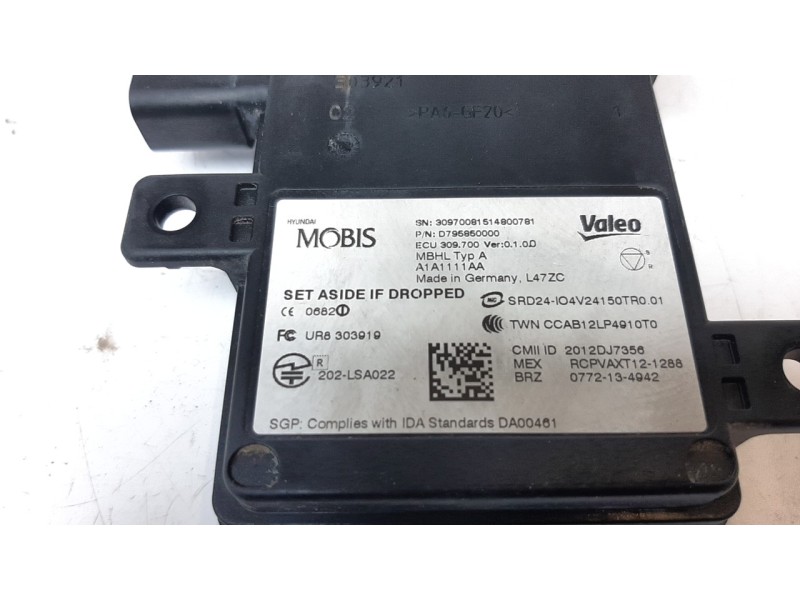 Recambio de modulo electronico para hyundai tucson classic blue referencia OEM IAM 2012DJ7356  
