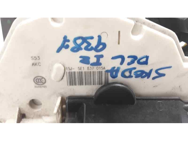 Recambio de cerradura puerta delantera izquierda para skoda rapid ambition referencia OEM IAM 5E1837015A  