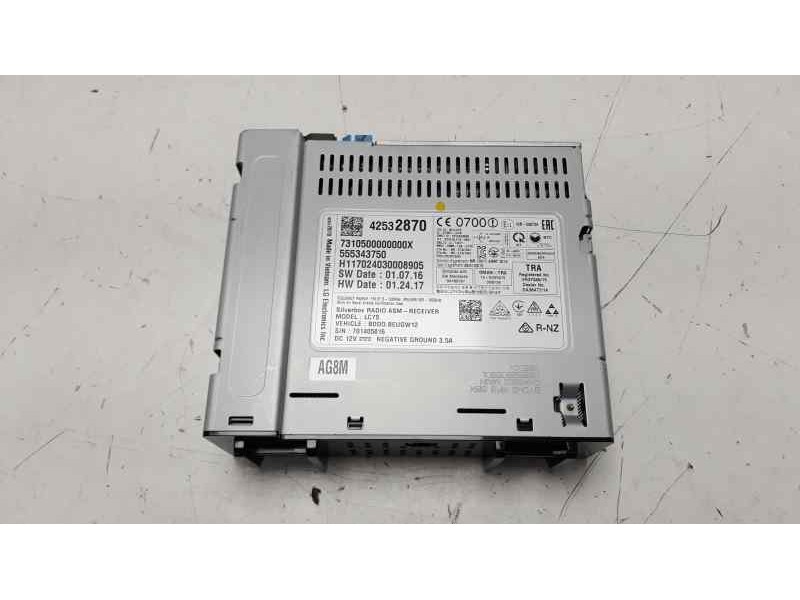 Recambio de sistema audio / radio cd para opel astra k lim. 5türig selective start/stop referencia OEM IAM 39156889  