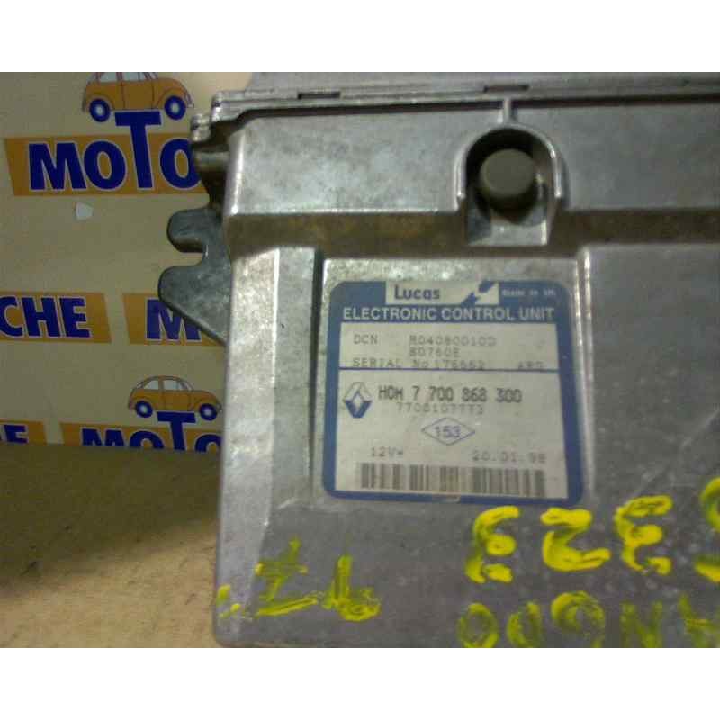 Recambio de centralita motor uce para renault kangoo (f/kc0) 1.9 diesel referencia OEM IAM 7700868300 7700868300 7700107773