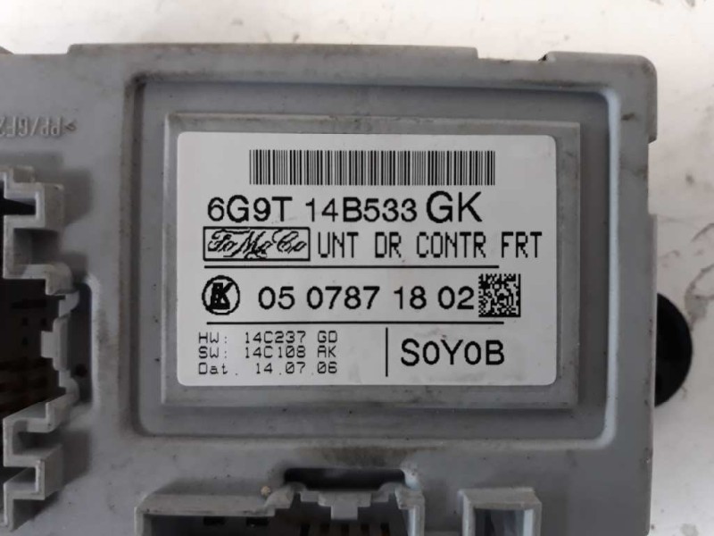 Recambio de modulo confort para ford s-max (ca1) titanium (03.2010) referencia OEM IAM 6G9T14B533GK  