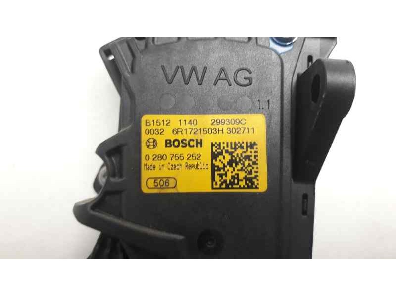 Recambio de potenciometro pedal para skoda rapid ambition referencia OEM IAM 6R1721503H 0280755252 
