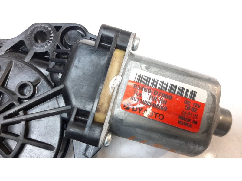 Recambio de motor elevalunas trasero derecho para hyundai tucson classic blue referencia OEM IAM 83460D7000  
