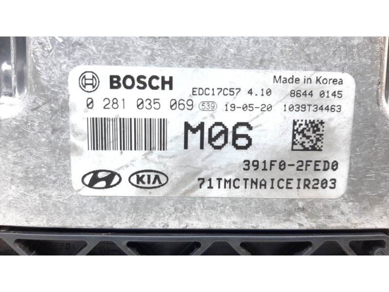 Recambio de centralita motor uce para hyundai santa fe 2.2 crdi cat referencia OEM IAM 391F02FED0  