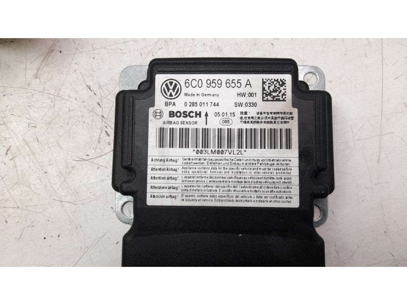 Recambio de airbag delantero izquierdo para volkswagen polo (6c1) 1.4 tdi referencia OEM IAM 5G0880201N  