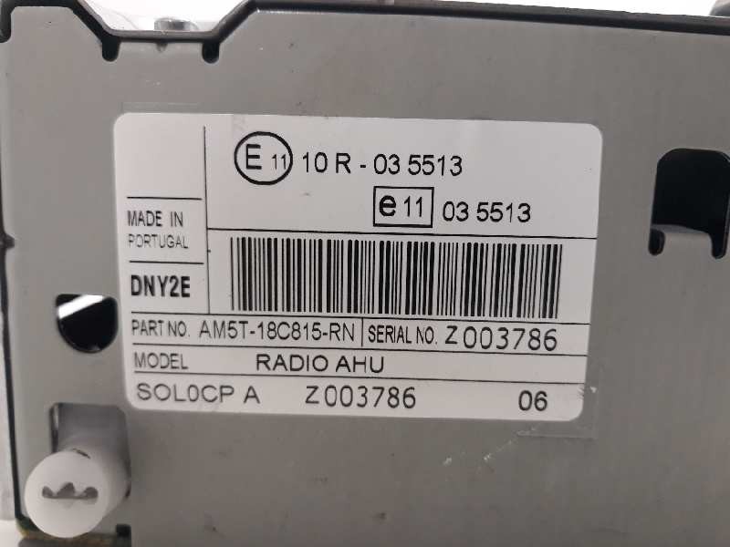 Recambio de sistema audio / radio cd para ford fiesta (ccn) 1.0 ecoboost cat referencia OEM IAM AM5T18C815RN  