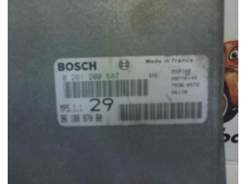 Recambio de centralita motor uce para peugeot 605 sli referencia OEM IAM 9618887080 0261200687 