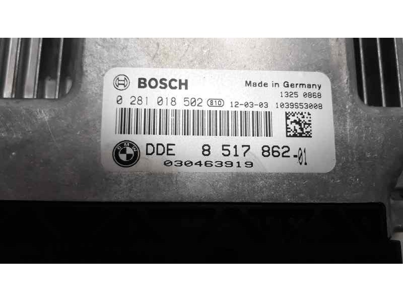 Recambio de centralita motor uce para bmw serie 3 lim. (f30) 320d referencia OEM IAM 8517862 0281018502 