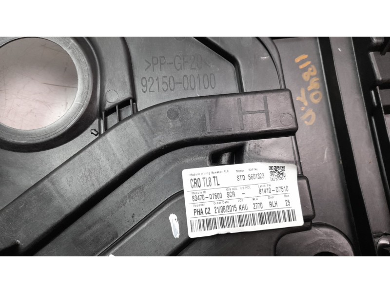 Recambio de elevalunas trasero izquierdo para hyundai tucson classic blue referencia OEM IAM 83470D7600  