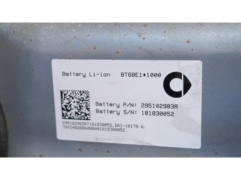 Recambio de bateria para smart forfour referencia OEM IAM 7893402806 BT6BE1 