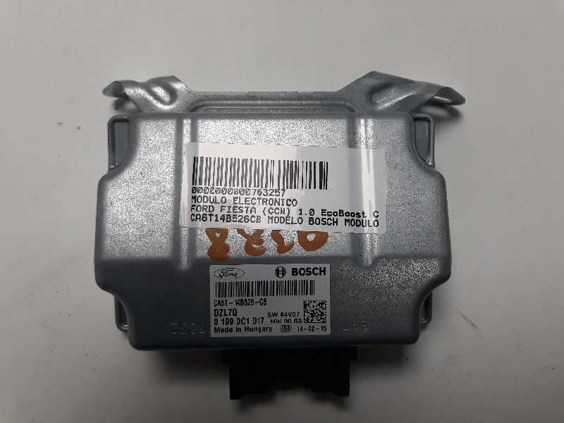 Recambio de modulo electronico para ford fiesta (ccn) 1.0 ecoboost cat referencia OEM IAM CA6T14B526CB 0199DC1017 