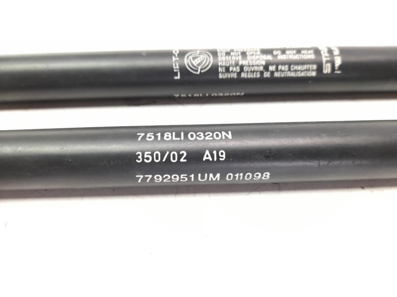 Recambio de amortiguadores maletero / porton para lancia ypsilon (101) 1.2 cat referencia OEM IAM 7792951  