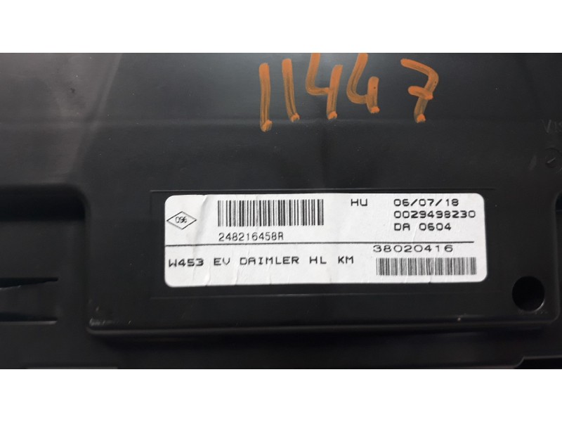 Recambio de cuadro instrumentos para smart forfour referencia OEM IAM 248216458R  