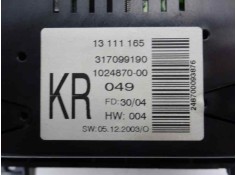 Recambio de pantalla multifuncion para opel astra h ber. enjoy referencia OEM IAM 13111165   2