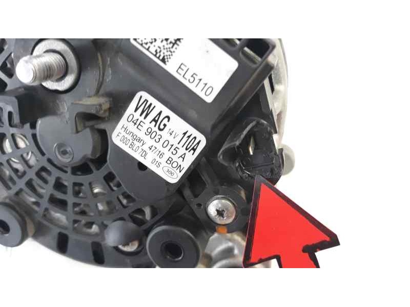Recambio de alternador para seat leon (5f1) style referencia OEM IAM 04E903015A ALF870501 