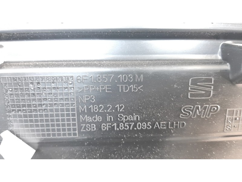 Recambio de guantera para seat ibiza (kj1) 1.0 referencia OEM IAM 6F1857095AE  