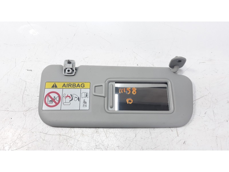 Recambio de parasol derecho para kia rio (yb) 1.2 cat referencia OEM IAM 85220H8010BF3  