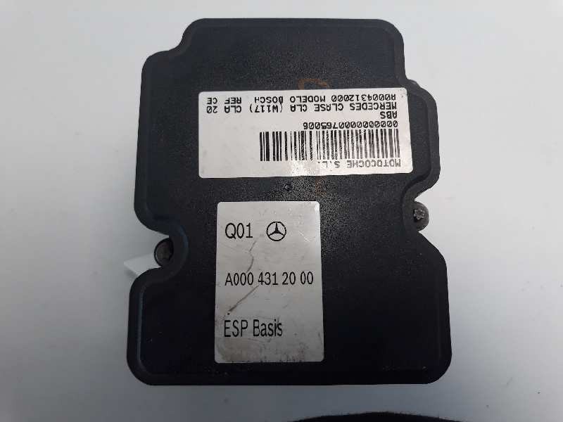 Recambio de abs para mercedes-benz clase cla (w117) cla 200 cdi (117.308) referencia OEM IAM A0004312000 A0004312000 2265106513