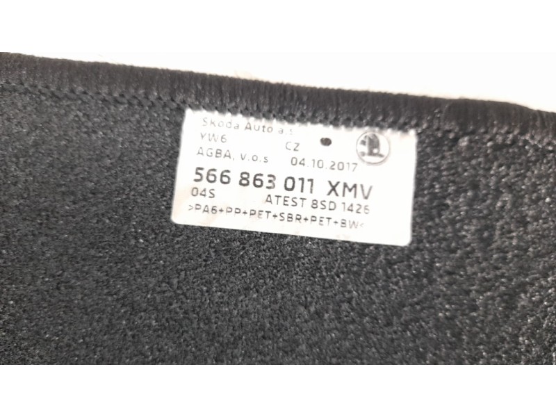 Recambio de juego alfombrillas para skoda kodiaq ambition referencia OEM IAM 566863011XMV  