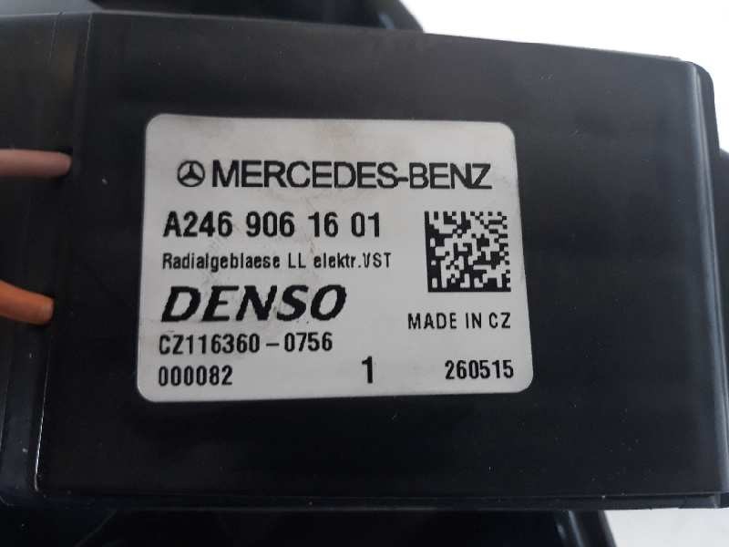 Recambio de ventilador calefaccion para mercedes-benz clase cla (w117) cla 200 cdi (117.308) referencia OEM IAM A2469061601 1163